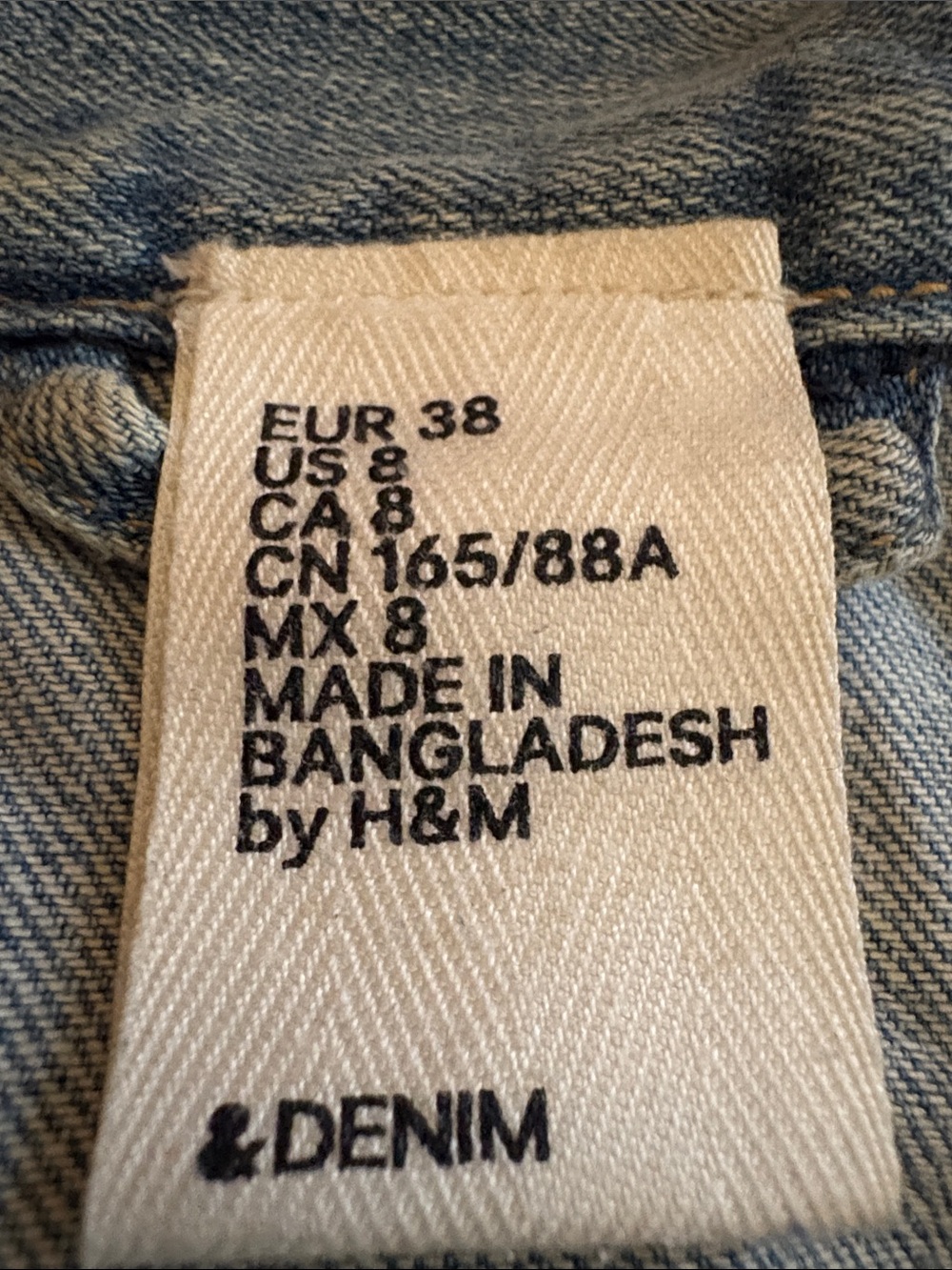 H&M Light Blue Denim Jean Jacket - Women's Button-Front - Picture 13 of 14